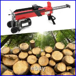 Electric Hydraulic Log Splitter Portable Wood Cutter 7 Ton Splitting 2200W 15A