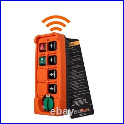 Electric Wire Rope Hoist 1/2 ton 1100 lb 110V 38 ft. With Power Trolley H1 Duty Electric Wire Rope Hoist 1/2 ton 1100 lb 110V 38 ft. With Power Trolley H1 Duty