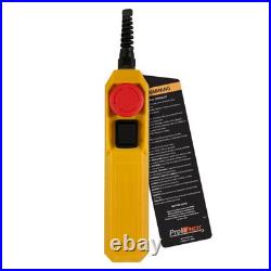 Electric Wire Rope Hoist 1 Ton 2200 lb 110V 38 ft. Wired Remote Control, H1 Duty Electric Wire Rope Hoist 1 Ton 2200 lb 110V 38 ft. Wired Remote Control, H1 Duty