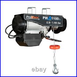 Electric Wire Rope Hoist 1100 lb 110V 1/2 Ton 38 ft. H1 Duty Wireless Remote Electric Wire Rope Hoist 1100 lb 110V 1/2 Ton 38 ft. H1 Duty Wireless Remote