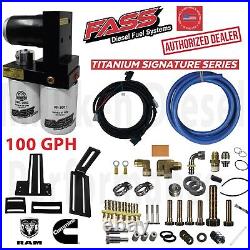 FASS Titanium 100GPH Fuel Lift Pump System Fits 05-18 Dodge Ram Cummins Diesel