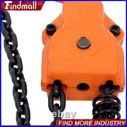 Findmall 1 Ton Electric Chain Hoist with10FT G80 Double Chain Lifting 2200Lbs 110V