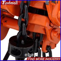 Findmall 1 Ton Electric Chain Hoist with10FT G80 Double Chain Lifting 2200Lbs 110V