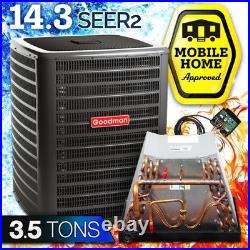 Goodman 3.5 Ton Central Heat Pump AC & Mobile Home Coil Air Conditioning System