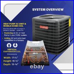 Goodman 3.5 Ton Central Heat Pump AC & Mobile Home Coil Air Conditioning System