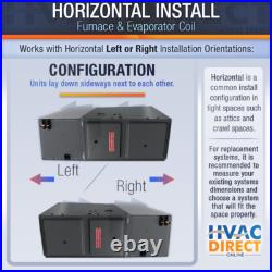 Goodman 5 Ton 96% R32 Air Conditioner & 120000 BTU Horizontal Gas Furnace Kit