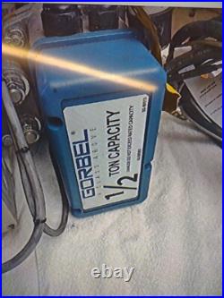 Gorbel 2000-1/2 Ton Electric Chain Hoist GS 460-3ph-60hz With Trolley