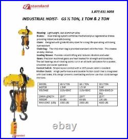 Gs 2 Ton Electric Chain Hoist- 230v