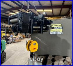 H-Lift 6.3 Ton Electric Wire Rope Hoist withMotorized Trolley, 30 Lift, 460-3-60V