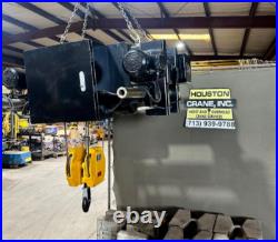 H-Lift 6.3 Ton Electric Wire Rope Hoist withMotorized Trolley, 30 Lift, 460-3-60V