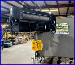 H-Lift 6.3 Ton Electric Wire Rope Hoist withMotorized Trolley, 30 Lift, 460-3-60V