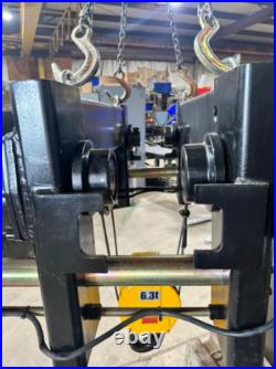 H-Lift 6.3 Ton Electric Wire Rope Hoist withMotorized Trolley, 30 Lift, 460-3-60V