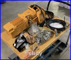 HARRINGTON SNER010L-15 Electric Chain Hoist H4 Heavy Duty 115/230V AC Hook Mount