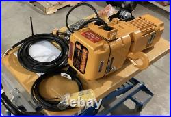 HARRINGTON SNER010L-15 Electric Chain Hoist H4 Heavy Duty 115/230V AC Hook Mount