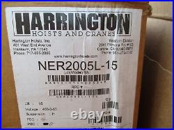 Harrington 1/2 Ton Electric Chain Hoist NEW fits CM, Coffing Dayton IR more