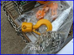 Harrington 1/8ton Electric Chain Hoist 10ft Lift 115v Seq001sd Seqp-556859