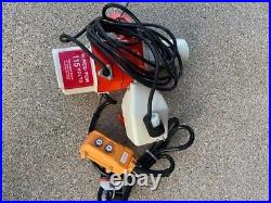 Harrington ED250DS -10 1/8Ton Electric Hoist 10' Lift 2 Speed 26/10 FPM 115V 1Ph