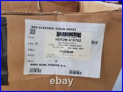 Harrington Ner2m020s-l, 2 Ton Electric Chain Hoist, 15' Lift