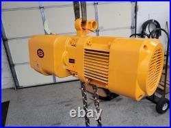 Harrington Ner2m020s-l, 2 Ton Electric Chain Hoist, 15' Lift