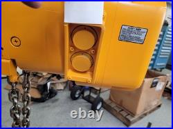Harrington Ner2m020s-l, 2 Ton Electric Chain Hoist, 15' Lift