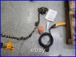 Harrington Ner2m020s-l, 2 Ton Electric Chain Hoist, 15' Lift