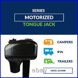 Heavy-Duty Electric Power Tongue Jack 1.75 Ton Capacity RVs/Campers/Boats