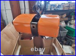 Hitachi/jet 1-ton Electric Chain Hoist, 20' Lift, Type 1bsh1, 115/230 V, 1 Phase