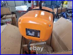 Hitachi/jet 1-ton Electric Chain Hoist, 20' Lift, Type 1bsh1, 115/230 V, 1 Phase