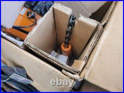 Hitachi/jet 1-ton Electric Chain Hoist, 20' Lift, Type 1bsh1, 115/230 V, 1 Phase