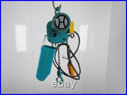 Hyundai HC-H025 0.25 1/4 Ton 500 Lbs 12' Lift 8.7m/min 220V Electric Chain Hoist Hyundai HC-H025 0.25 1/4 Ton 500 Lbs 12' Lift 8.7m/min 220V Electric Chain Hoist