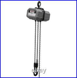 JET 2SS-3C-15 230V/460V 2 Ton 3 Phase Electric Chain Hoist with 15' Lift