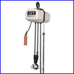 JET Electric Chain Hoist 10' Lift, 1/2 Ton, 3 Phase 230/460V