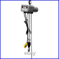 JET JSH Series Electric Chain Hoist- 1/4-Ton Cap 8ft lift 1-Phase