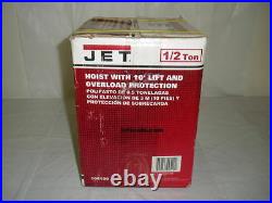 JET L100-50WO-10 ½ TON 10 Ft CHAIN HOIST and LIFT & OVERLOAD PROTECTION 104100