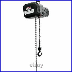 JET VOLT Series Electric Chain Hoist -1/2-Ton Cap 10ft Lift 3-Phase