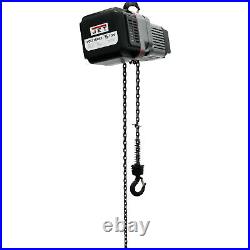 JET VOLT Series Electric Chain Hoist -1/2-Ton Cap 15ft Lift 3-Phase