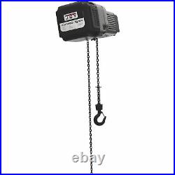JET VOLT Series Electric Chain Hoist- 1/4-Ton Cap 30ft Lift 3-Phase