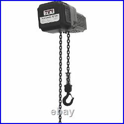 JET VOLT Series Electric Chain Hoist- 1-Ton Cap 30ft Lift 3-Phase