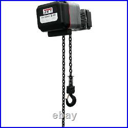 JET VOLT Series Electric Chain Hoist- 3-Ton Cap 10ft Lift 3-Phase
