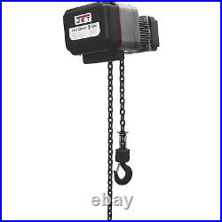 JET VOLT Series Electric Chain Hoist- 3-Ton Lift Cap 30ft Lift 3-Phase