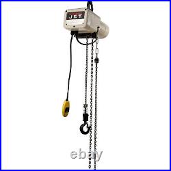 JSH Series 1/4 Ton Electric Chain Hoist, 15 Ft. Lift, 1 Phase, 115V