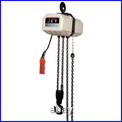 Jet 1Ss-3C-20 1 Ton Electric Chain Hoist 20 Ft. Lift 3 Phase 230/460V Prewired