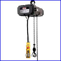 Jet TS Series 3-Phase Electric Chain Hoist- 2-Ton Cap 15ft Lift Height