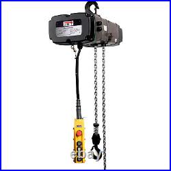 Jet TS Series 3-Phase Electric Chain Hoist- 3-Ton Cap 15ft Lift Height