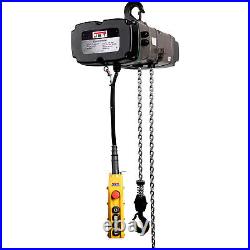 Jet TS Series 3-Phase Electric Chain Hoist- 5-Ton Cap 10ft Lift Height
