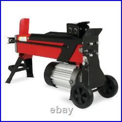 Logmaster Electric Hydraulic Log Splitter 5 Ton Fire Wood Timber Cutter & Stand