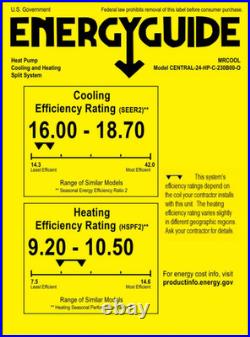 MRCOOL 30K Hyper Heat Central Ducted Heat Pump Condenser 208/230V R454B