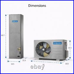 MRCOOL Universal 2 Ton Inverter Heat Pump AC System 18 SEER2