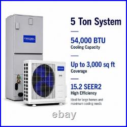 MRCOOL VersaPro 5 Ton DIY Ready Central Ducted Heat Pump Inverter AC