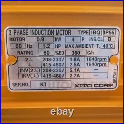 NEW Harrington NER2010L-10 Electric Chain Hoist 1-Ton 14FPM 10Ft 230V 1.2HP